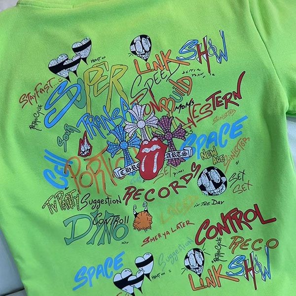 クロムハーツ MATTY BOY PPO BRAIN グラフィックプリント Tシャツ Kuq09608
